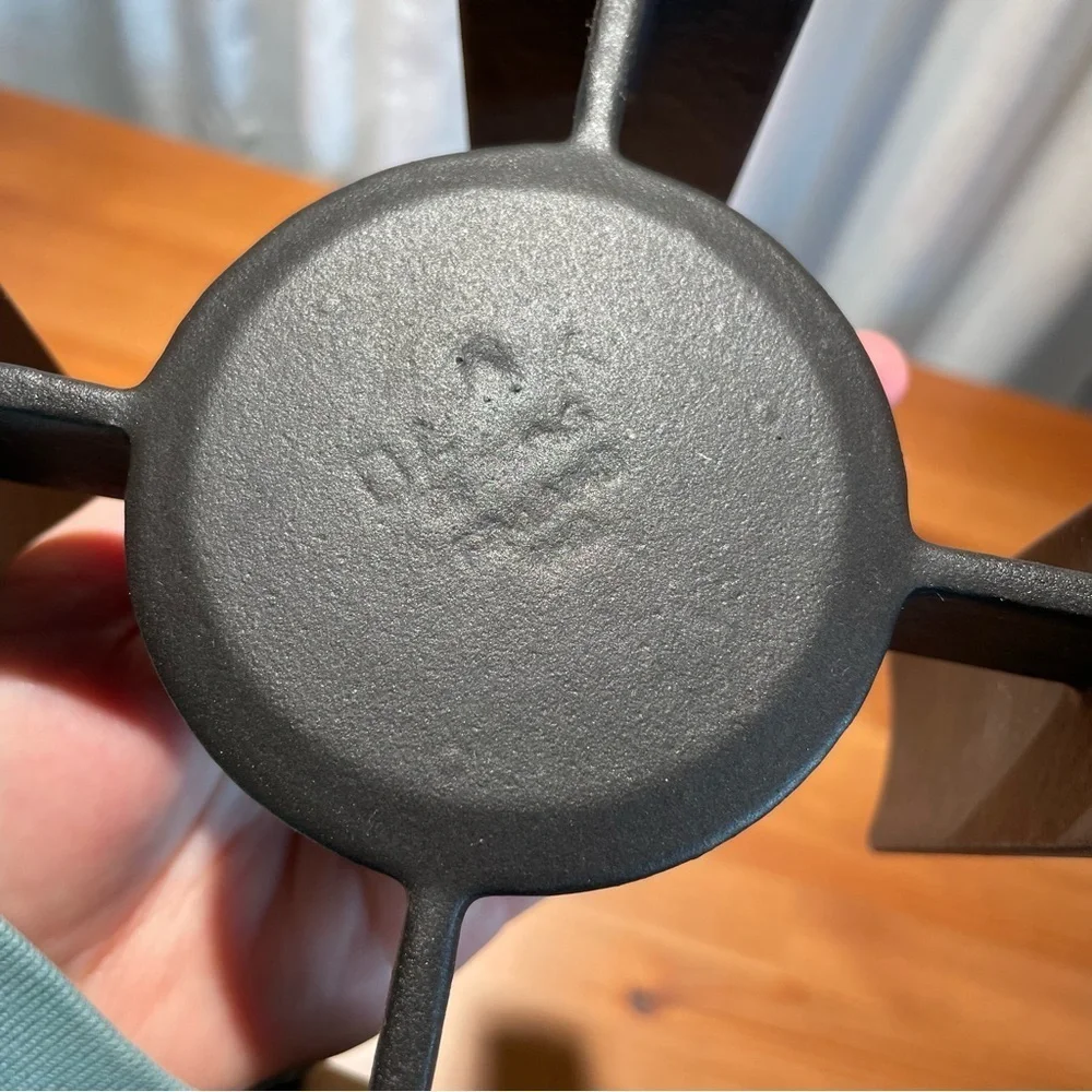 DANSK Vintage MCM Kobenstyle Fondue Base Cast Iron Metal Plant Candle Stand Hold